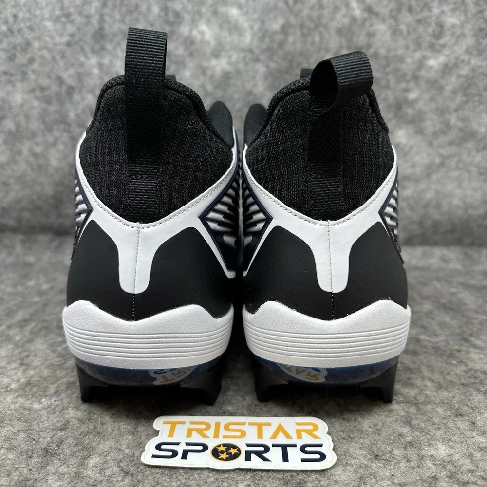 Nike Force Savage Pro 3 Football Cleats Mens Size 14 White Navy DA5453-105